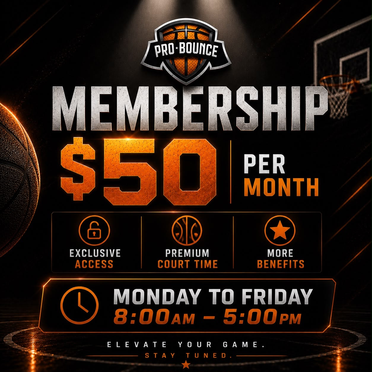 ELITE COURT MEMBERSHIP
